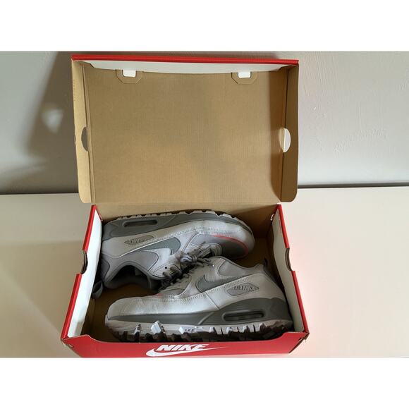 Nike Air Max 90 Surplus Cordura Wolf Grey Pink W/Box DC9389-001 Mens 9.5 (0013) main image 9